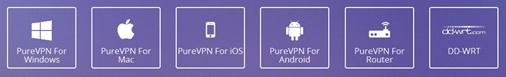 OS & Devices of purevpn from vpnif