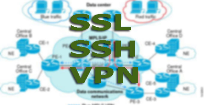 Difference between SSL and SSH and VPN