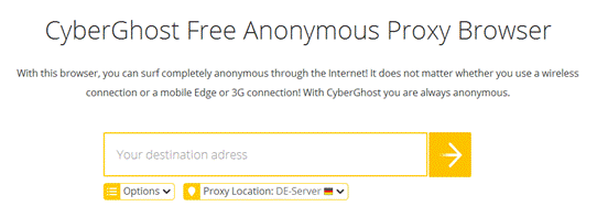 cyberghostvpn free proxy