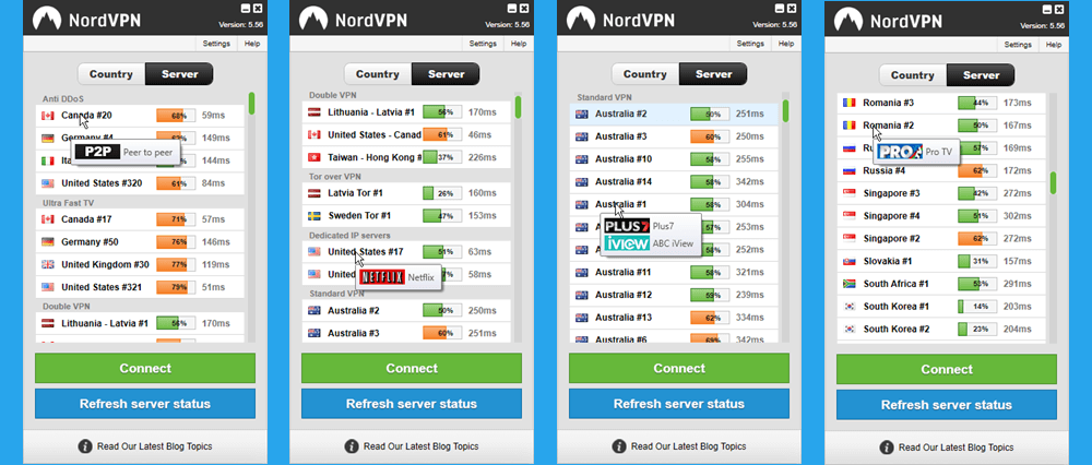 nordvpn client feature